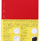 stalogy half year a5 premium notebook red