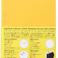 stalogy half year a5 premium notebook yellow